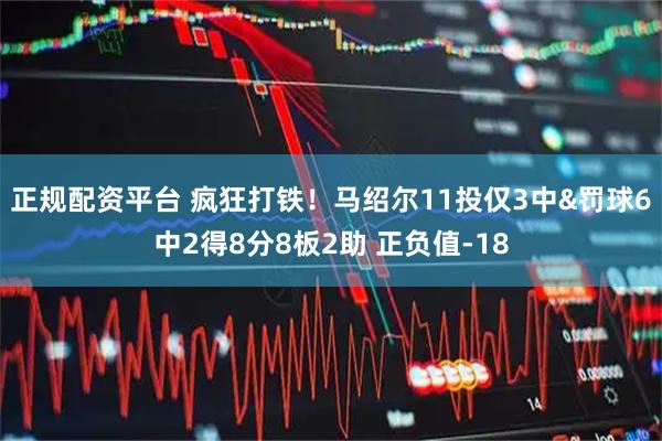 正规配资平台 疯狂打铁！马绍尔11投仅3中&罚球6中2得8分8板2助 正负值-18