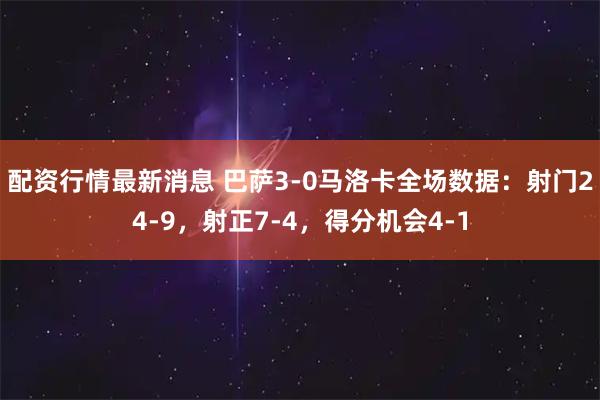 配资行情最新消息 巴萨3-0马洛卡全场数据：射门24-9，射正7-4，得分机会4-1